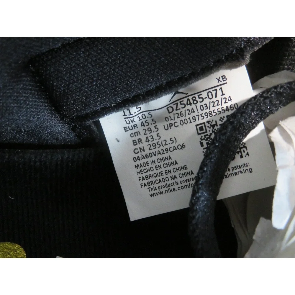 Air Jordan 1 Retro High OG Black Metallic Gold Mens Size 11.5 DZ5485-071 Shoes